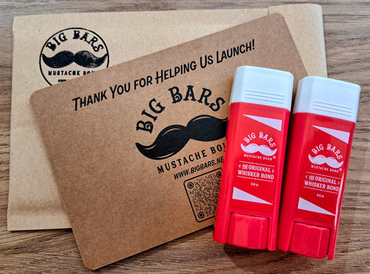 Big Bars Mustache Bond - double pack
